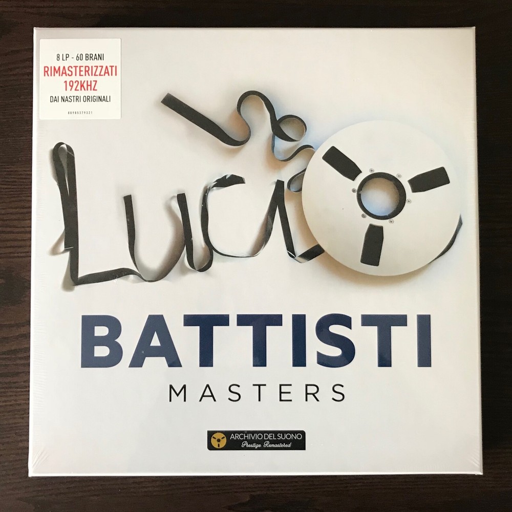 MASTERS – Lucio Battisti – Box 8 LP vinile – Edizione limitata 1837/2000