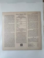 Musical Heritage Society Johann Sebastian Bach Violin Concerti LP MHS 7036Z