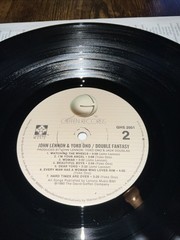 John Lennon Yoko Ono Double Fantasy LP Vinyl Record Album 1980 Geffen Promo Copy