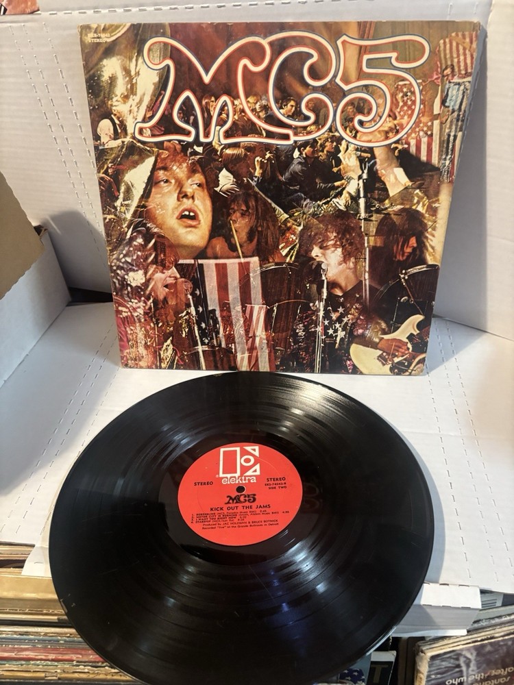 MC5/ Kick Out The Jams Elektra Records Uncensored Reissue 1970 Poor