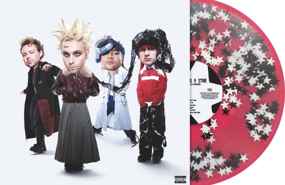 5 SECONDS OF SUMMER 5SOS Everyone’s a Star! STAR Confetti Filled Vinyl Presale