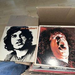 (2) TWO ‘Joe Cocker’ Original Vinyl Records With a little help from my friends