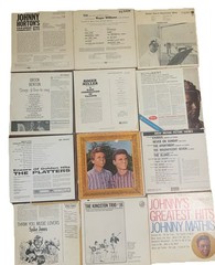 Vintage Vinyl LP Lot 16 Albums Spike Jones Everly Bros Mathis Excellent Cond