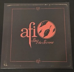 AFI Sing the Sorrow 2xLP 12″ RED Colored Vinyl – Adeline Records [bootleg] 2003