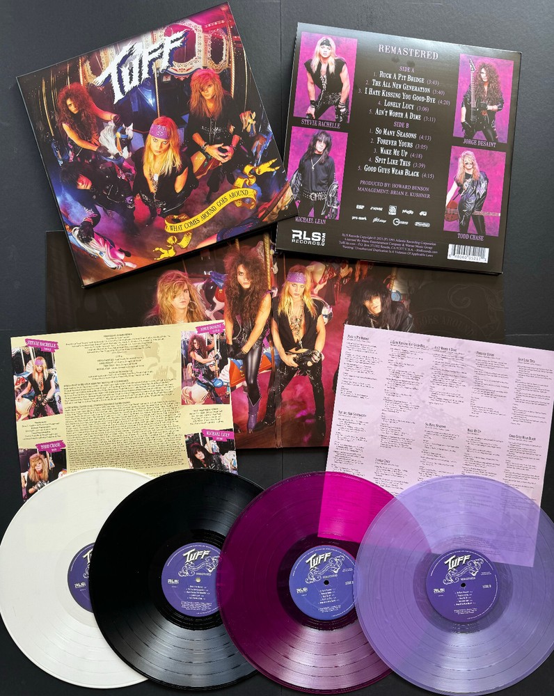 TUFF “What Comes Around Goes Around” 12″ Vinyl Deluxe Remastered Edition SIGNED!