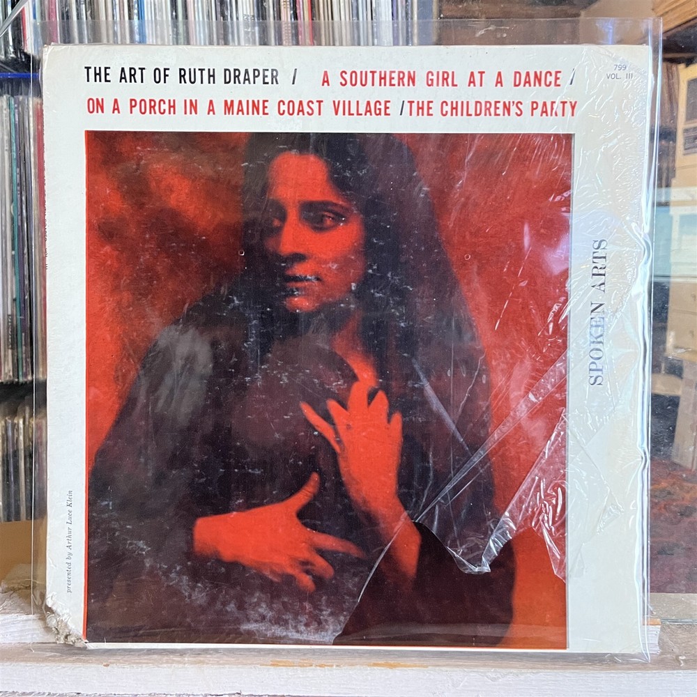 [SPOKEN WORD]~EXC LP~RUTH DRAPER~The Art Of~VOL. III~3~A Southern Girl At A Danc