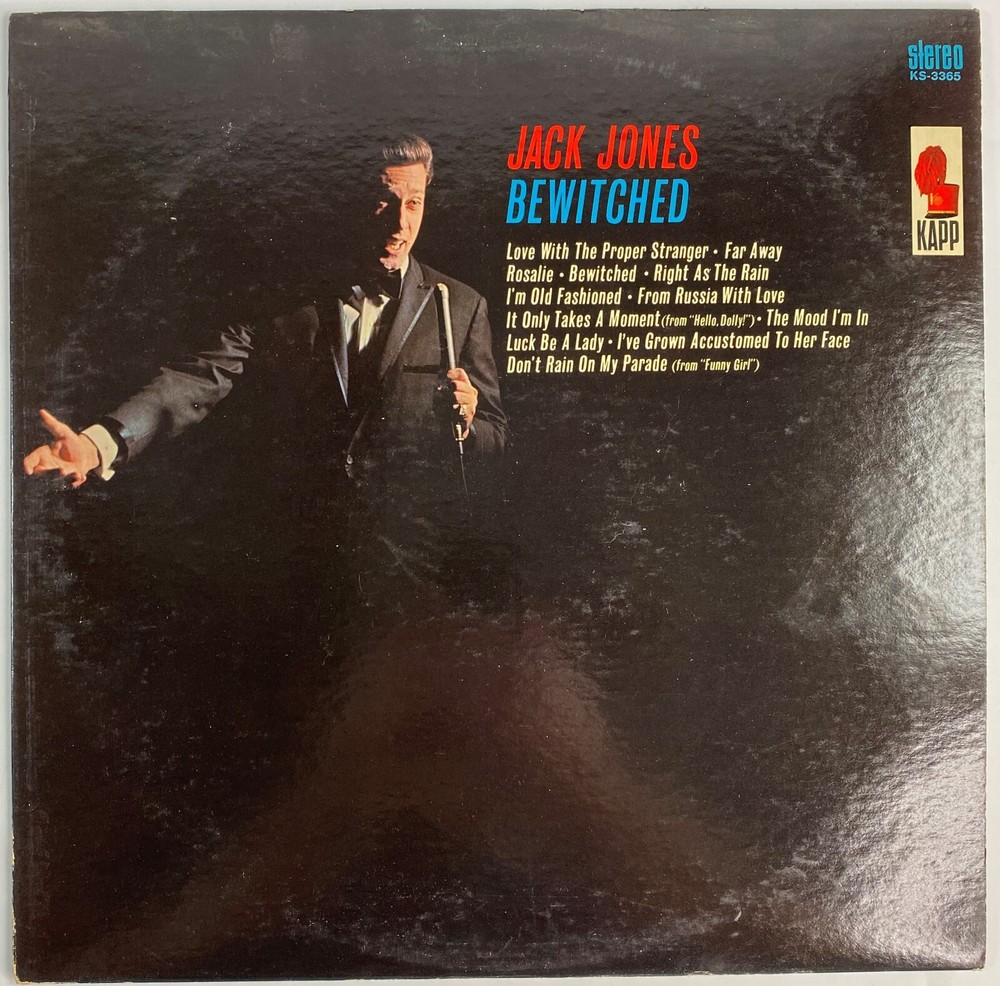 Jack Jones – Bewitched Vinyl LP (1963 Kapp Records KS-3365)