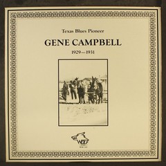GENE CAMPBELL: texas blues pioneer, ’29-31 WOLF 12″ LP 33 RPM Austria
