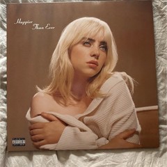 Billie Eilish Happier Than Ever 12in Light Blue Colored Vinyl LP 2021
