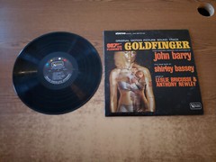 1960s EXCELLENT John Barry/JAMES BOND Goldfinger TRACK 5117 LP33 see notes!!!