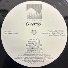 COUNTRY Original 1984 WINDHAM HILL WH-1039 GEORGE WINSTON DAROL ANGER MARK ISHAM