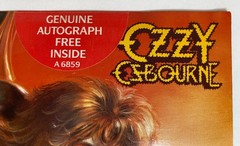 OZZY OSBOURNE ~SHOT IN THE DARK ~SEALED EXTREMELY RARE w/ AUTOGRAPH~1986 UK 7”45