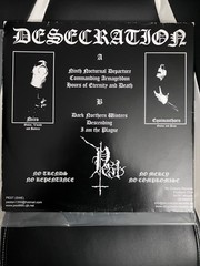 Pest Desecration Vinyl LP Black Metal No Colours Records Rare