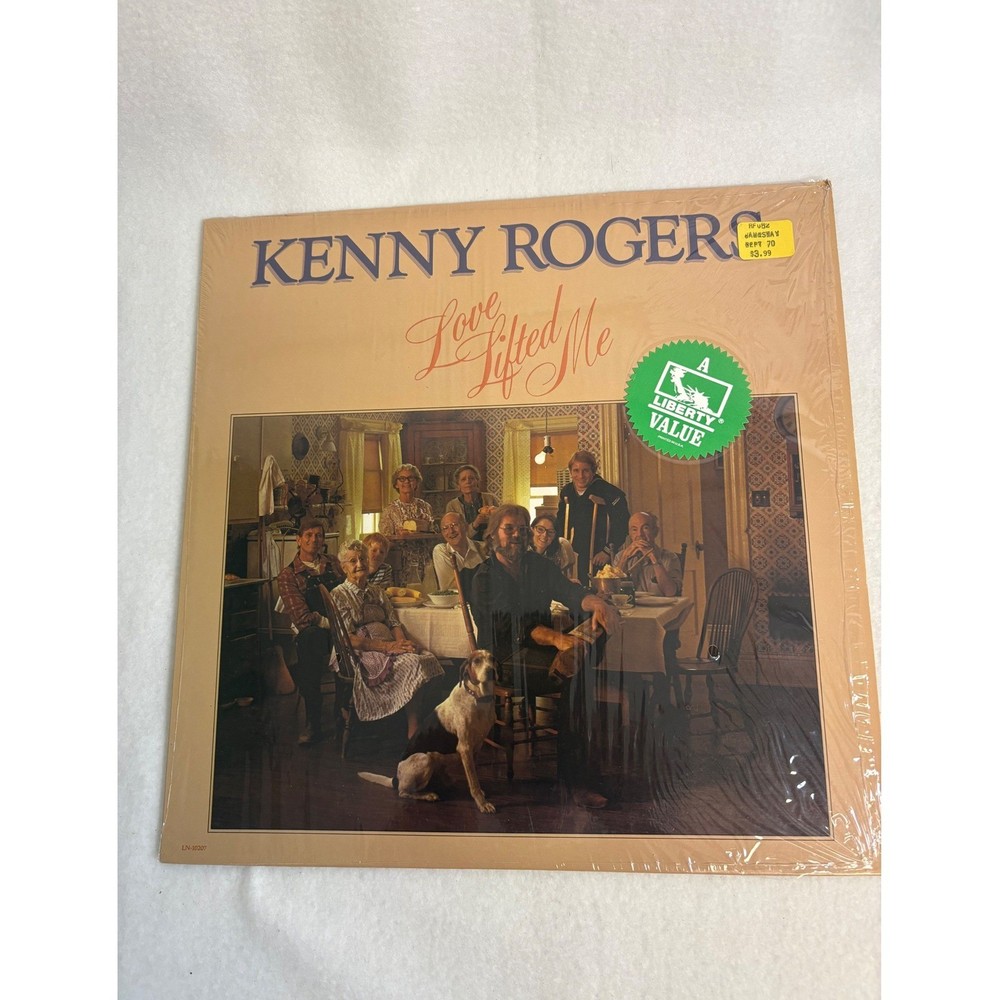 Kenny Rogers Love Lifted Me Vinyl Record LP 12 Inch 33 RPM LN-10207 Liberty 1976