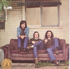 Crosby Stills Nash 69 Debut LP Atlantic SD 8229 Gatefold Gold Record Sticker VG+