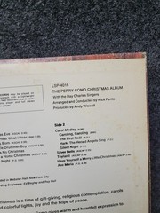 Vintage Perry Como Christmas Album 12″ Black Vinyl LP 1968 RCA Victor Xmas