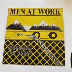 Men At Work Business As Usual Debut LP VG+ Columbia FC 37978 Down Under