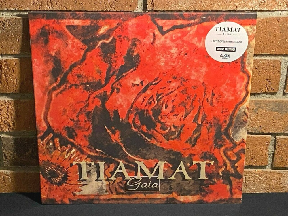 TIAMAT – Gaia, Limited Import ORANGE CRUSH COLORED VINYL LP New & Sealed!