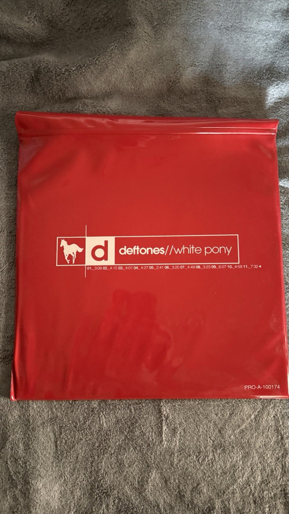 Deftones White Pony Promo Red Colored Vinyl 2xLP 12″ 33 RPM PRO-A-100174 NEW!