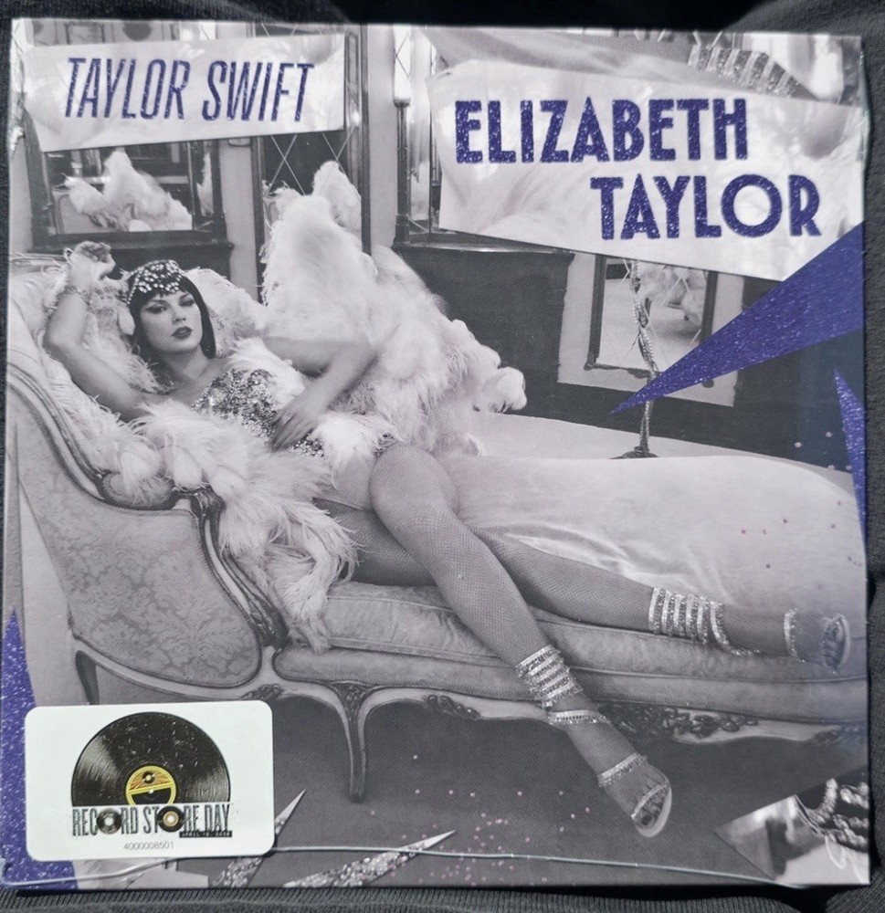 Taylor Swift-Elizabeth Taylor-Record Store Day 2026 7″ Vinyl Violet Glitter RSD