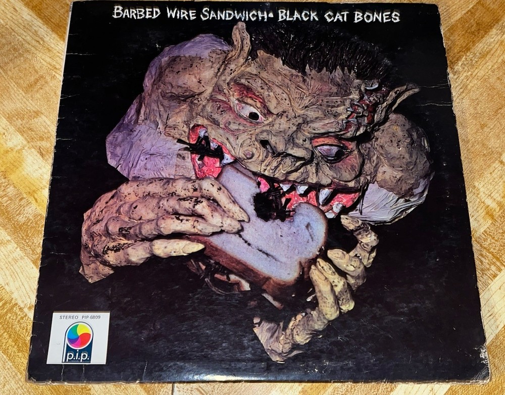 Black Cat Bones – Barbed Wire Sandwich LP Vinyl Record PIP 6809 1970 Blues Rock