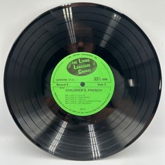 Childrens Living French 40-Lesson 33 1/3 RPM Records With Books