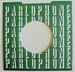 Original Green Parlophone 7″ Record Sleeve for 45 rpm
