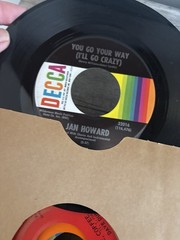 Vintage 45 RPM Record Lot In Album Country Rock Pop RCA Decca Columbia Mixed