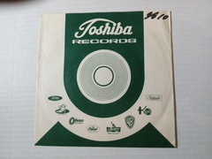 Joanie Sommers 45 rpm “Johnny Get Angry” WARNER BROS. 5275 (SLEEVE ONLY)
