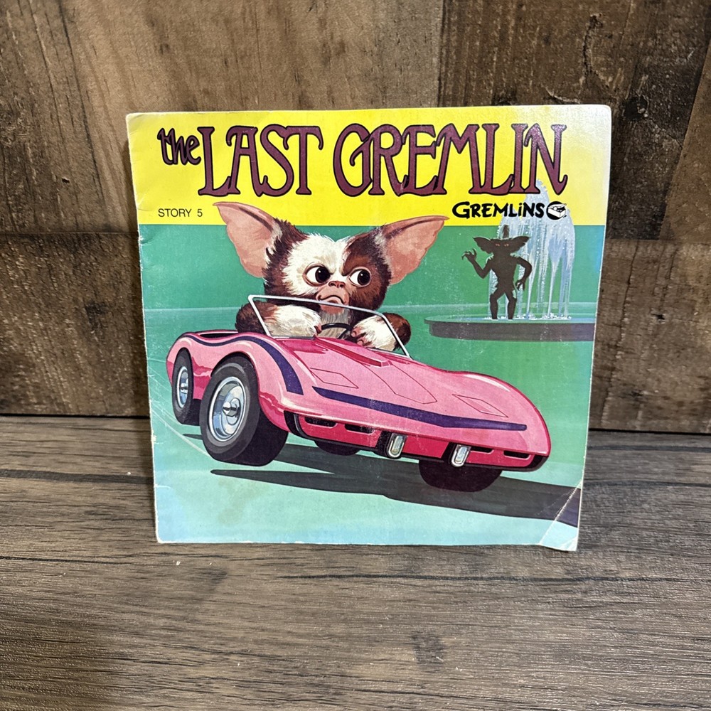 GREMLINS Story 5: The Last Gremlin – Buena Vista Vintage Book and Record 1984
