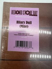 HILARY DUFF (Mine) SEALED limited edition LP Silver Vinyl RSD EXCLUSIVE