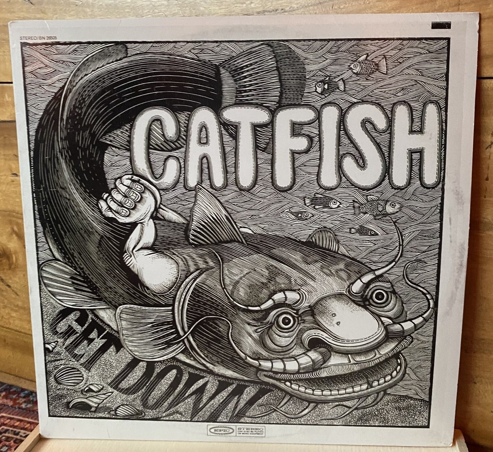CATFISH Get Down LP – Epic Records BN 26505 REISSUE-1970s Blues Rock-NM/EX Vinyl