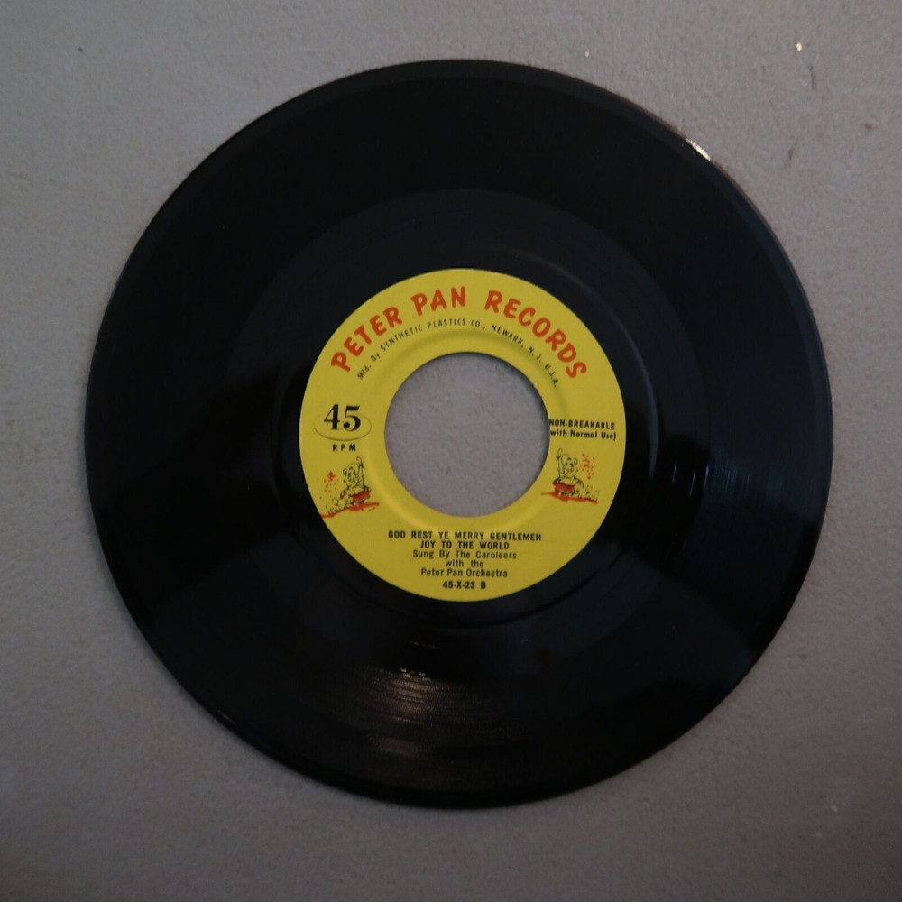 PETER PAN RECORDS GOD REST YE MERRY-FROSTY THE SNOWMAN VINYL 45 VG 2-59