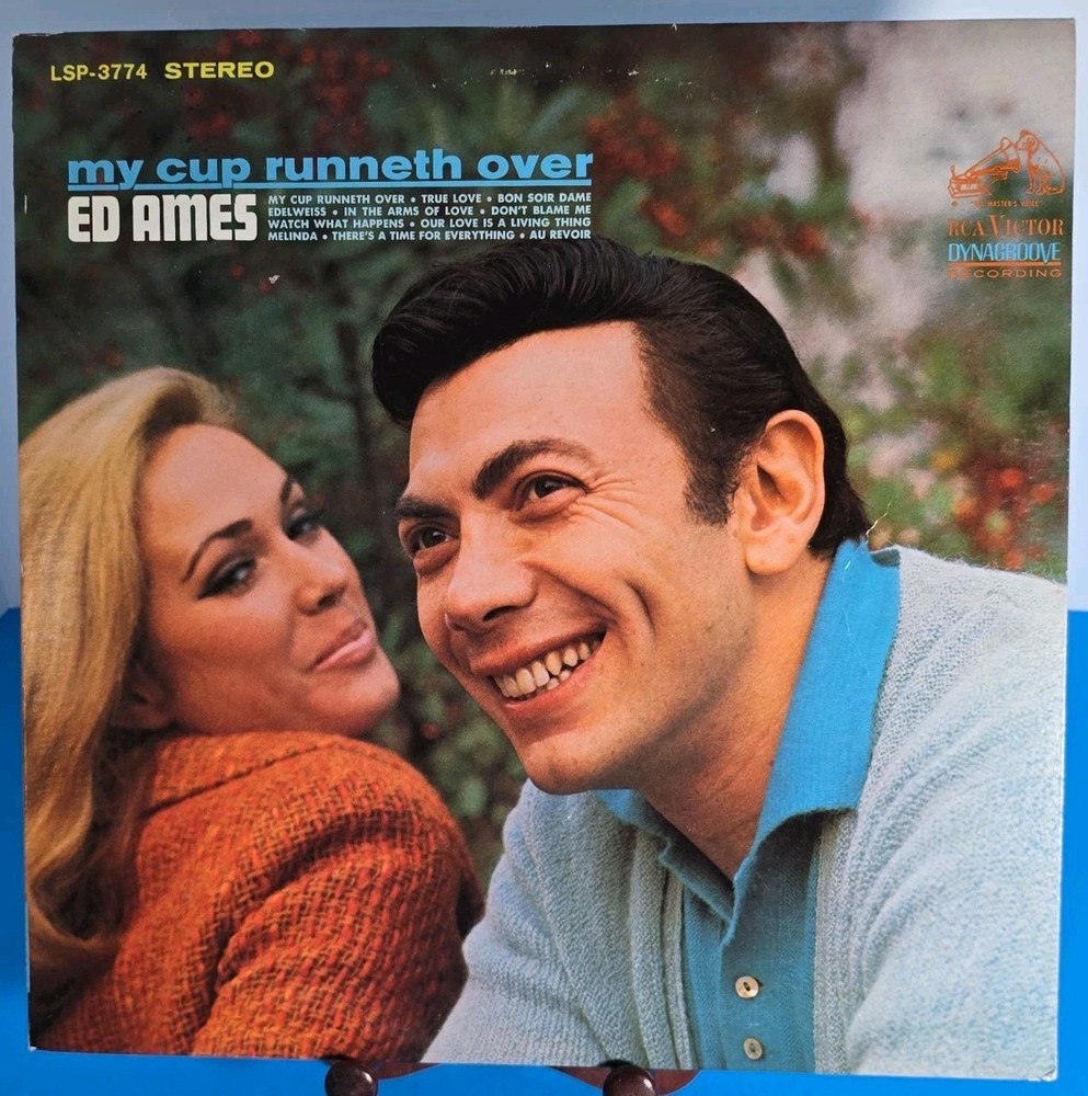 Ed Ames My Cup Runneth Over Vinyl LP 1967 RCA Victor Traditional Pop