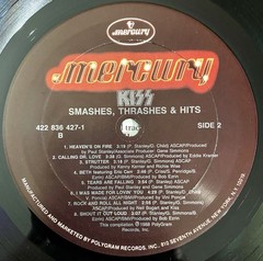 KISS Smashes Thrashes & Hits LP 1988 Mercury 422 836 427-1 EX/EX