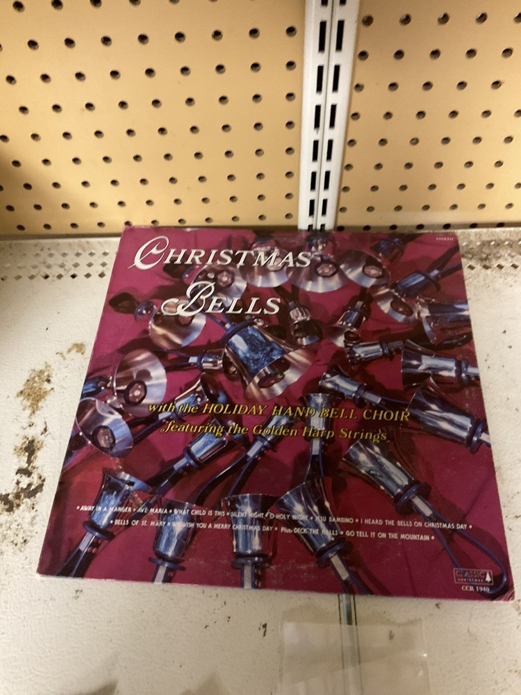 CHRISTMAS BELLS WITH THE HOLIDAY HAND BELL CHOIR VINYL LP 1979 VG+ FREE SHIPPING