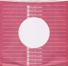 Mixed Lot of 3 ABC DOT RECORDS PINK/RED 7″ 45RPM Original Record Company Sleeves