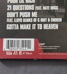 50 Cent Get Rich or Die Tryin’, 2x LP, Reissue, 2014, 00606949354411, Hip Hop