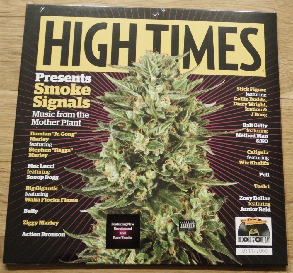 HIGH TIMES Presents Smoke Signals 2017 RSD GREEN Vinyl Record LP NEW SEALED #311