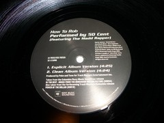 1999 – 50 CENT – HOW TO ROB / ROWDY ROWDY – SONY MUSIC ORIGINAL – NM VINYL
