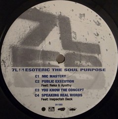 7L & ESOTERIC The Soul Purpose Vinyl 2xLP Record MEGA RARE JEDI MIND TRICKS