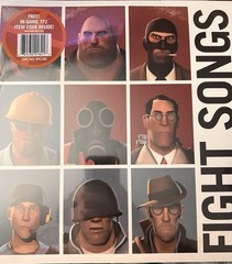 Fight Songs: The Music of Team Fortress 2 Vinyl Record Soundtrack Green Poster