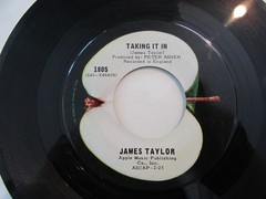 James Taylor, Carolina On My Mind/Taking It In, Apple 1805, NM