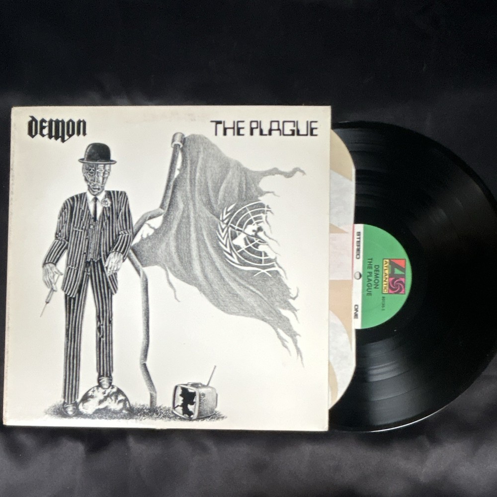 Demon The Plague Atlantic Rock 12″ Black Vinyl LP Record 80130-1