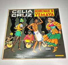 Celia Cruz Homenaje a Yemaya Vinyl LP 12″ Seeco SCLP 9312 Stereo Spanish