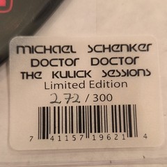 Michael Schenker -Doctor Doctor: The Kulick Sessions- Picture Disc 272/300 made