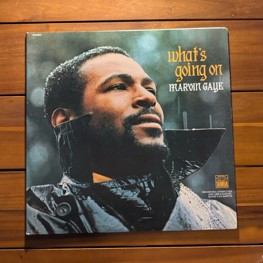 Marvin Gaye What’s Going On LP Green Colored Vinyl 12″ Tamla R&B, Produced