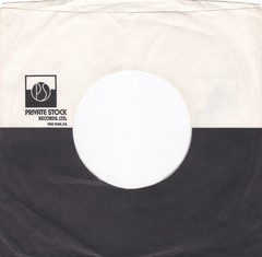 Mixed Lot of 3 70’S PRIVATE STOCK LABEL 7″ 45RPM Original Record Company Sleeves