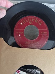 Vintage 45 RPM Record Lot In Album Country Rock Pop RCA Decca Columbia Mixed