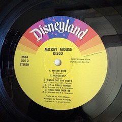 Vintage 1979 Mickey Mouse Disco LP Vinyl Record Disneyland Records 2504 Disney
